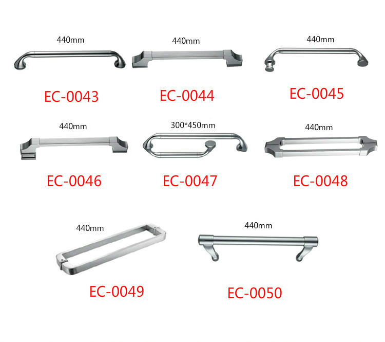 淋浴房拉手合金/304不锈钢拉手门把手浴室玻璃门拉手 淋浴房配件